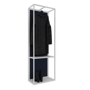 Зеркало-стеллаж KATARIS L белый, 180 x 60 см