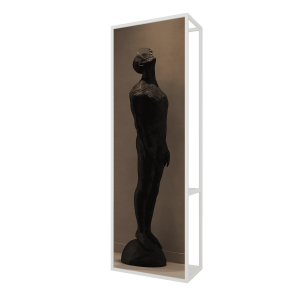 Зеркало-стеллаж KATARIS L белый, 180 x 60 см