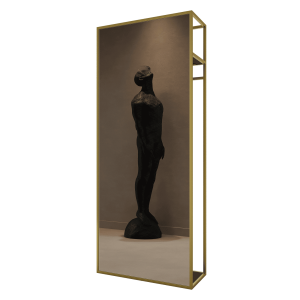 Зеркало-стеллаж KATARIS XL золотой, 200 x 80 см