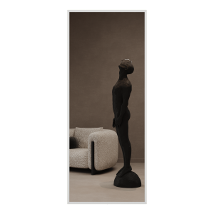 Зеркало-стеллаж KATARIS XL белый, 200 x 80 см