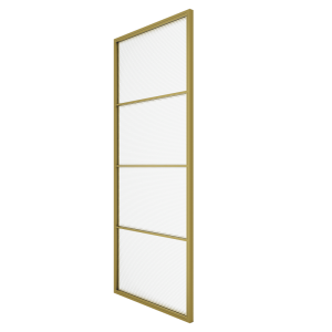 Перегородка с декоративной плёнкой ZONIQUE золотая, 200 х 100 см