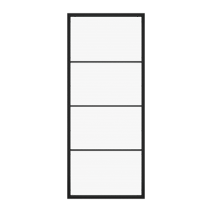 Перегородка с декоративной плёнкой ZONIQUE черная, 240 х 100 см