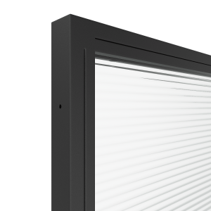 Перегородка с декоративной плёнкой ZONIQUE черная, 200 х 90 см