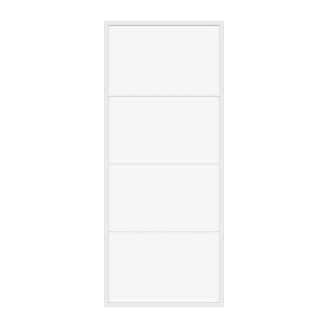 Перегородка с декоративной плёнкой ZONIQUE белая, 220 х 90 см