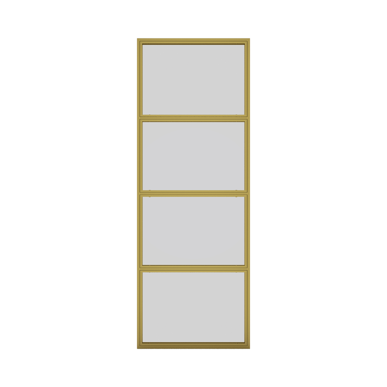 Перегородка с тонированным стеклом ZONIQUE золотая, 200 х 80 см