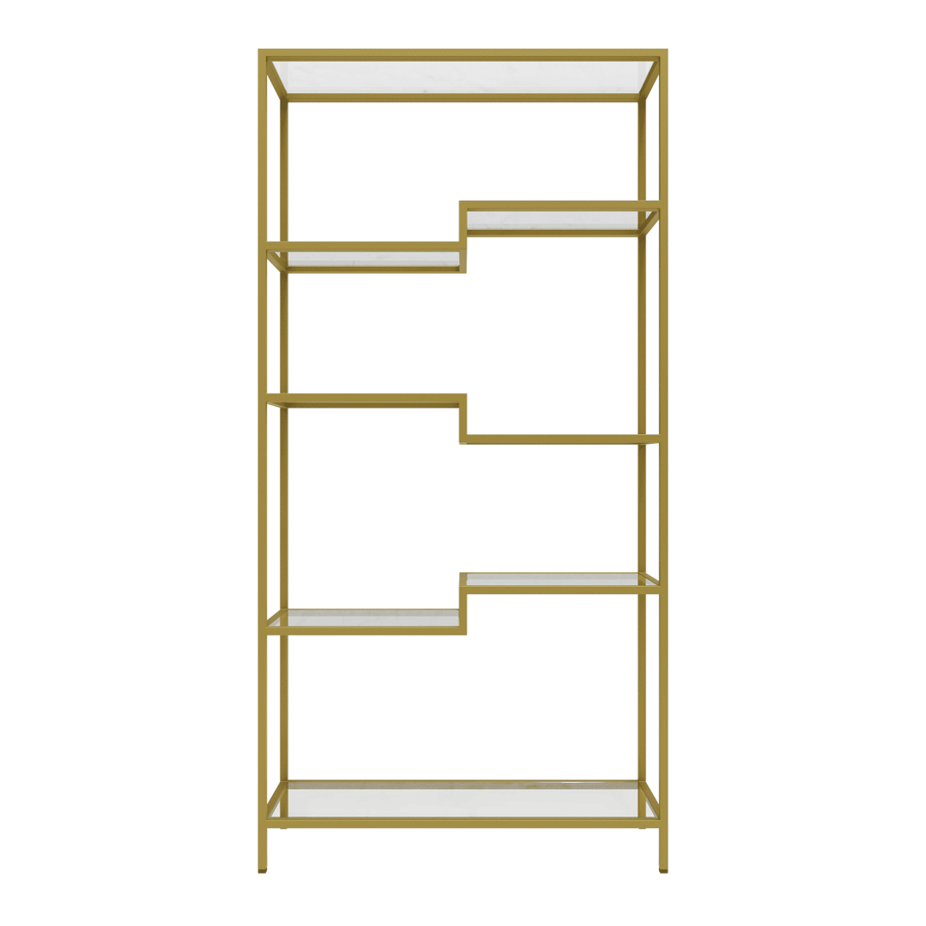 Стеллаж LEVELIS золотой, 200 х 100 см