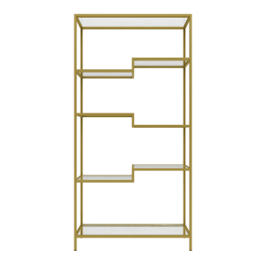 Стеллаж LEVELIS золотой, 200 х 100 см