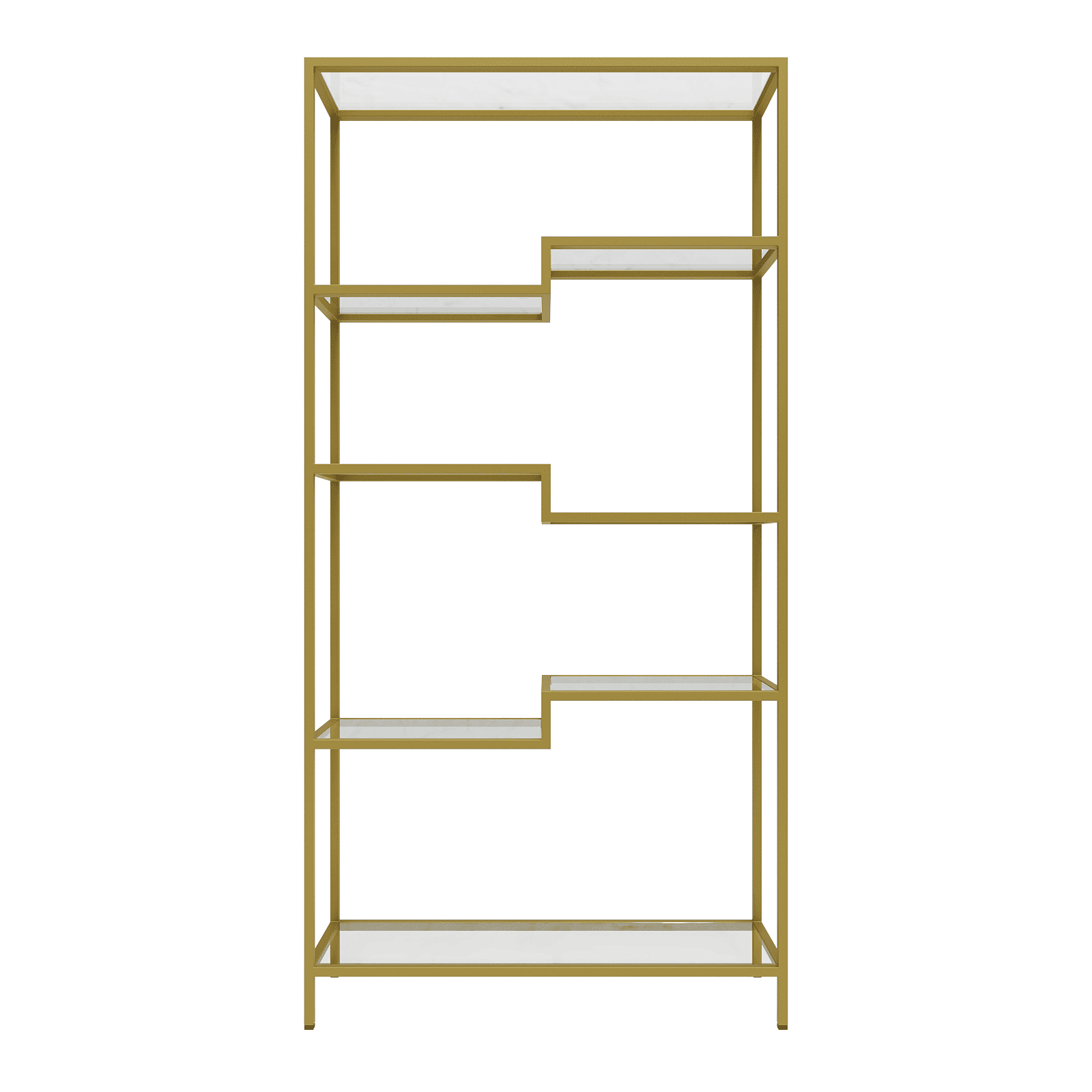 Стеллаж LEVELIS золотой, 200 х 100 см