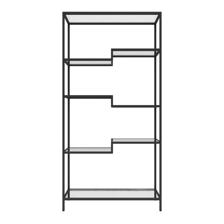 Стеллаж LEVELIS черный, 200 х 100 см