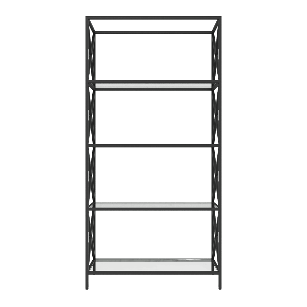 Стеллаж IKSONI черный, 200 х 100 см