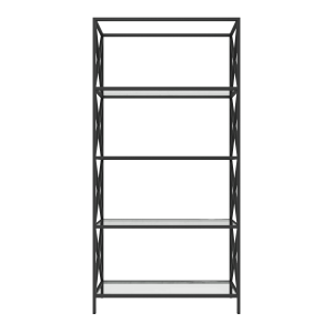 Стеллаж IKSONI черный, 200 х 100 см