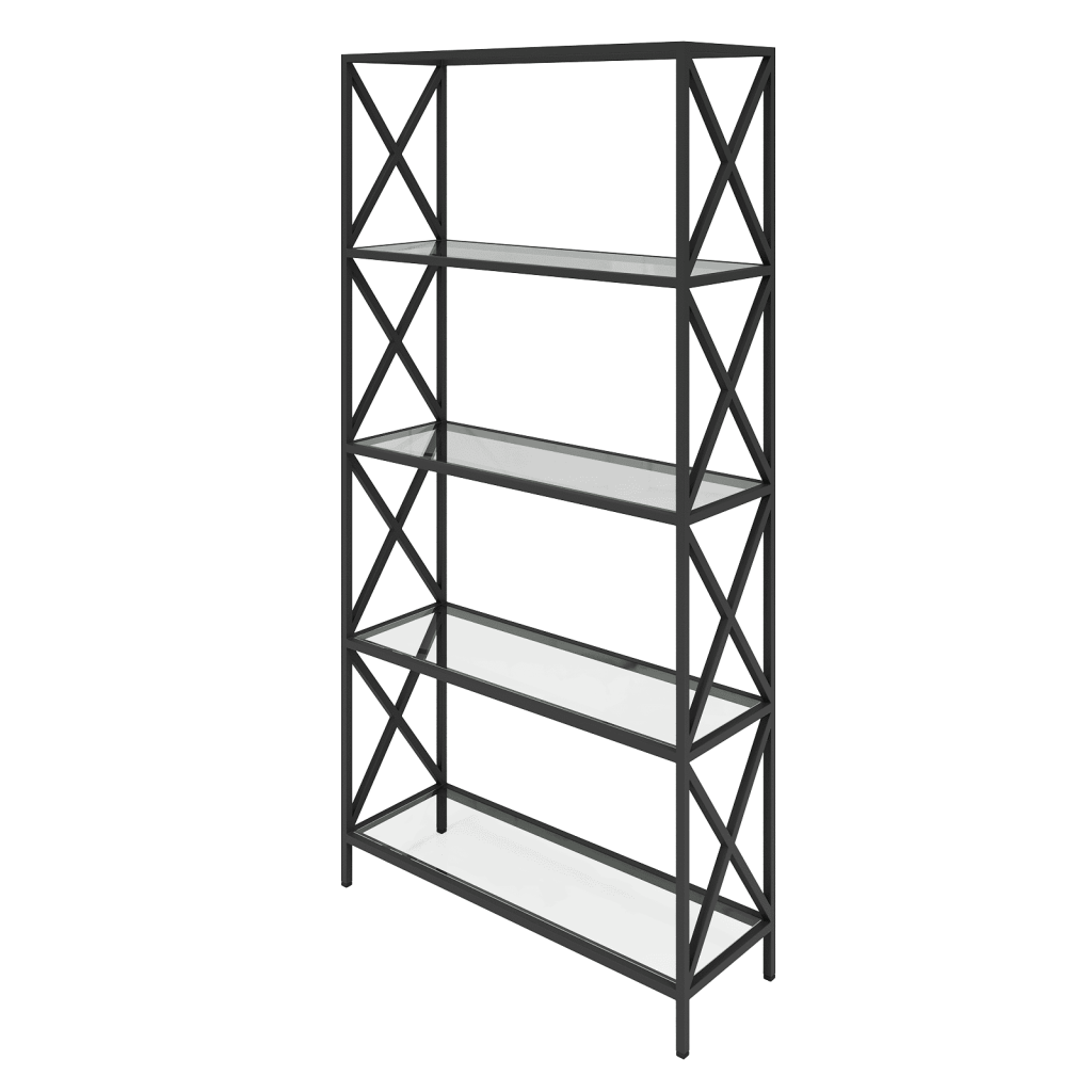Стеллаж IKSONI черный, 200 х 100 см