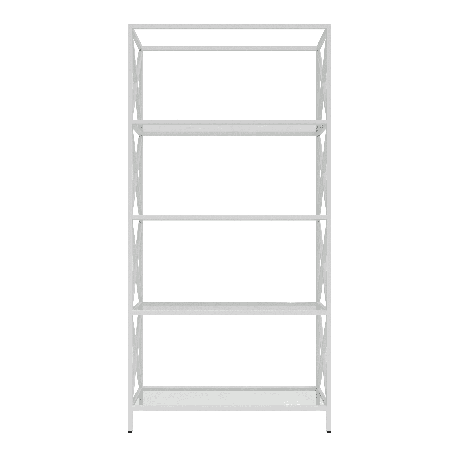 Стеллаж IKSONI белый, 200 х 100 см
