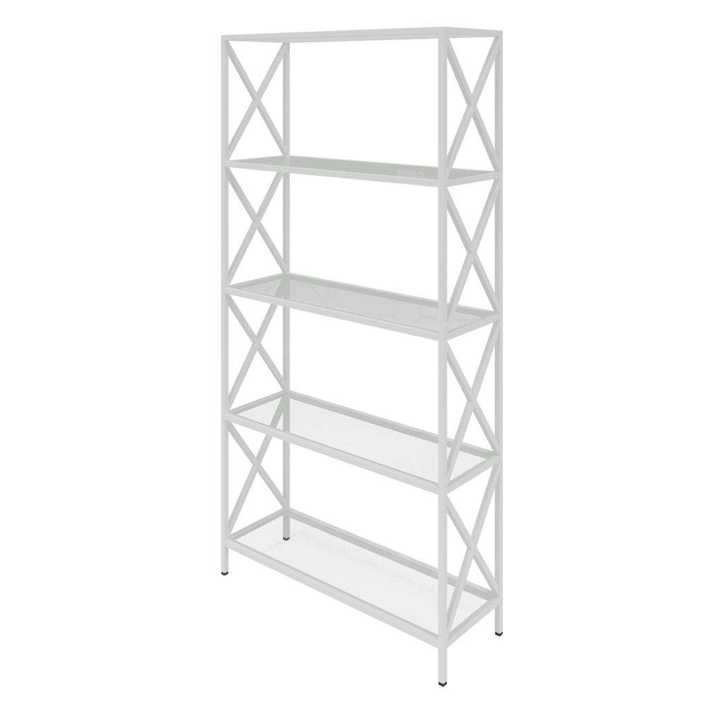 Стеллаж IKSONI белый, 200 х 100 см