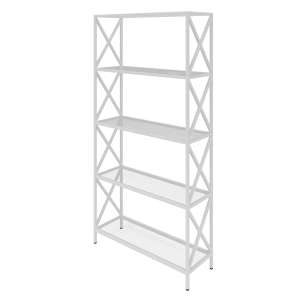Стеллаж IKSONI белый, 200 х 100 см