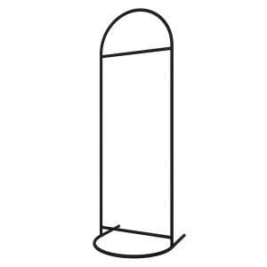 Вешалка черная EVESA, 163 х 54 см