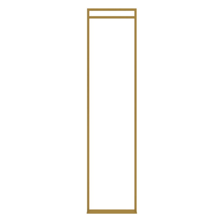 Вешалка золотая ZILOSI, 185 х 45 см