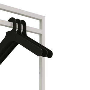 Вешалка белая ZILOSI, 185 х 45 см
