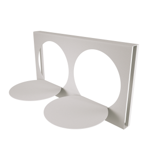 Полка GNUTUM белая, 64 x 34 см