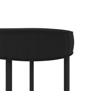 Банкетка DUHORSIX 100 х 39 см, черное сиденье/черный