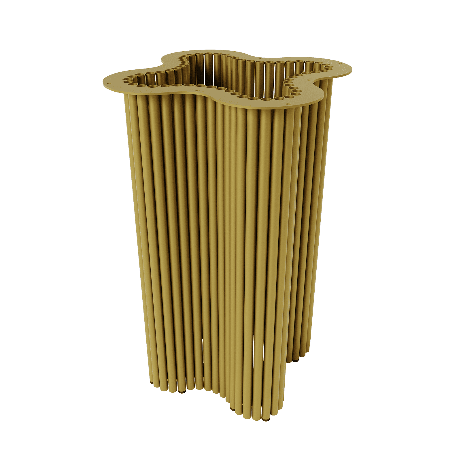 Подстолье золотое TRUBIS C, 35 х 35 см