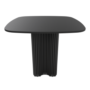 Обеденный стол TRUBIS Wood CLEVER 90 см, черный