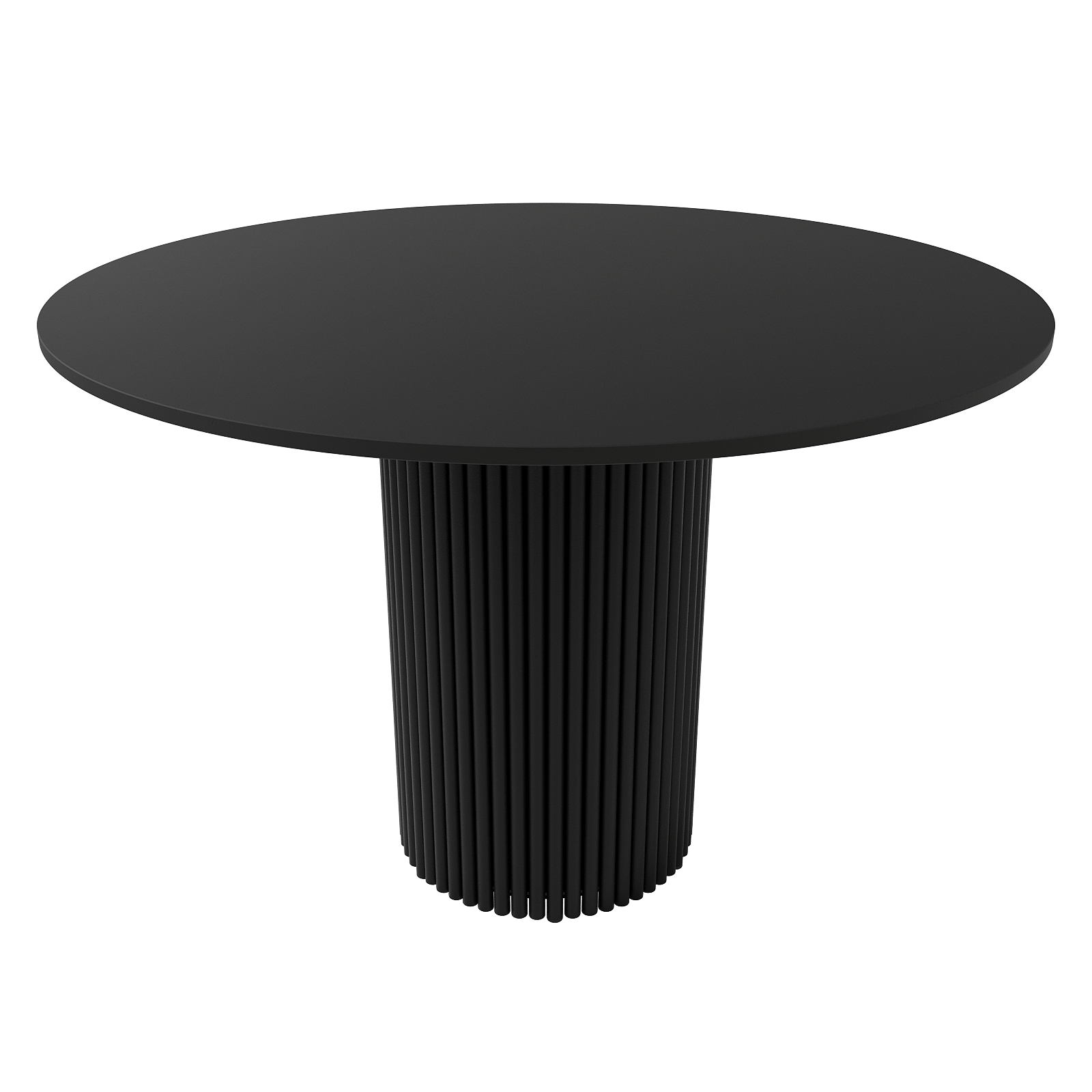 Обеденный стол TRUBIS Wood L D110 см, черный