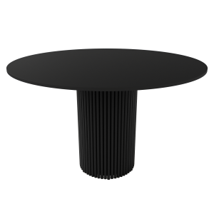 Обеденный стол TRUBIS Wood L D120 см, черный