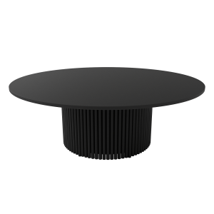 Журнальный столик TRUBIS Wood M D120 см, черный