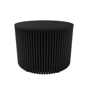 Журнальный столик TRUBIS Wood M D60 см, черный