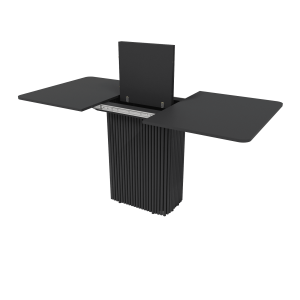 Обеденный стол TRUBIS R Max 120/160 х 80 см, черный