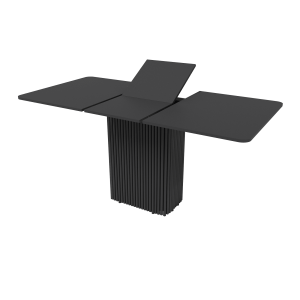Обеденный стол TRUBIS R Max 120/160 х 80 см, черный