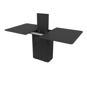 Обеденный стол TRUBIS R Max 140/170 х 90 см, черный