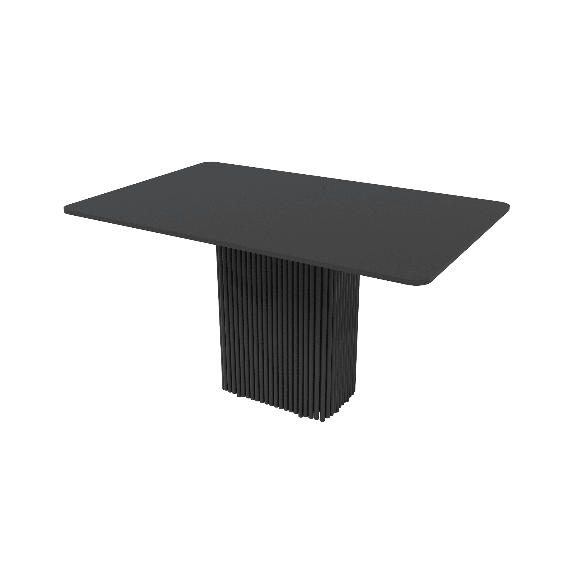 Обеденный стол TRUBIS R Max 140/170 х 90 см, черный