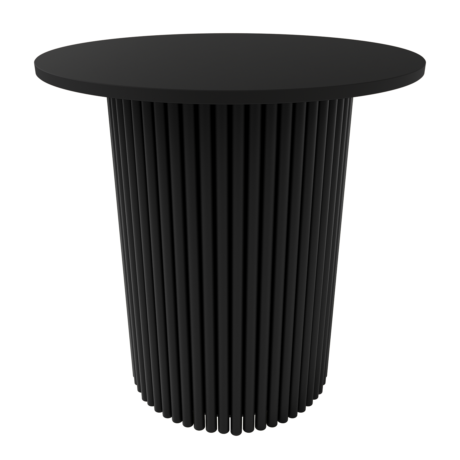 Журнальный столик TRUBIS Wood S D60 см, черный