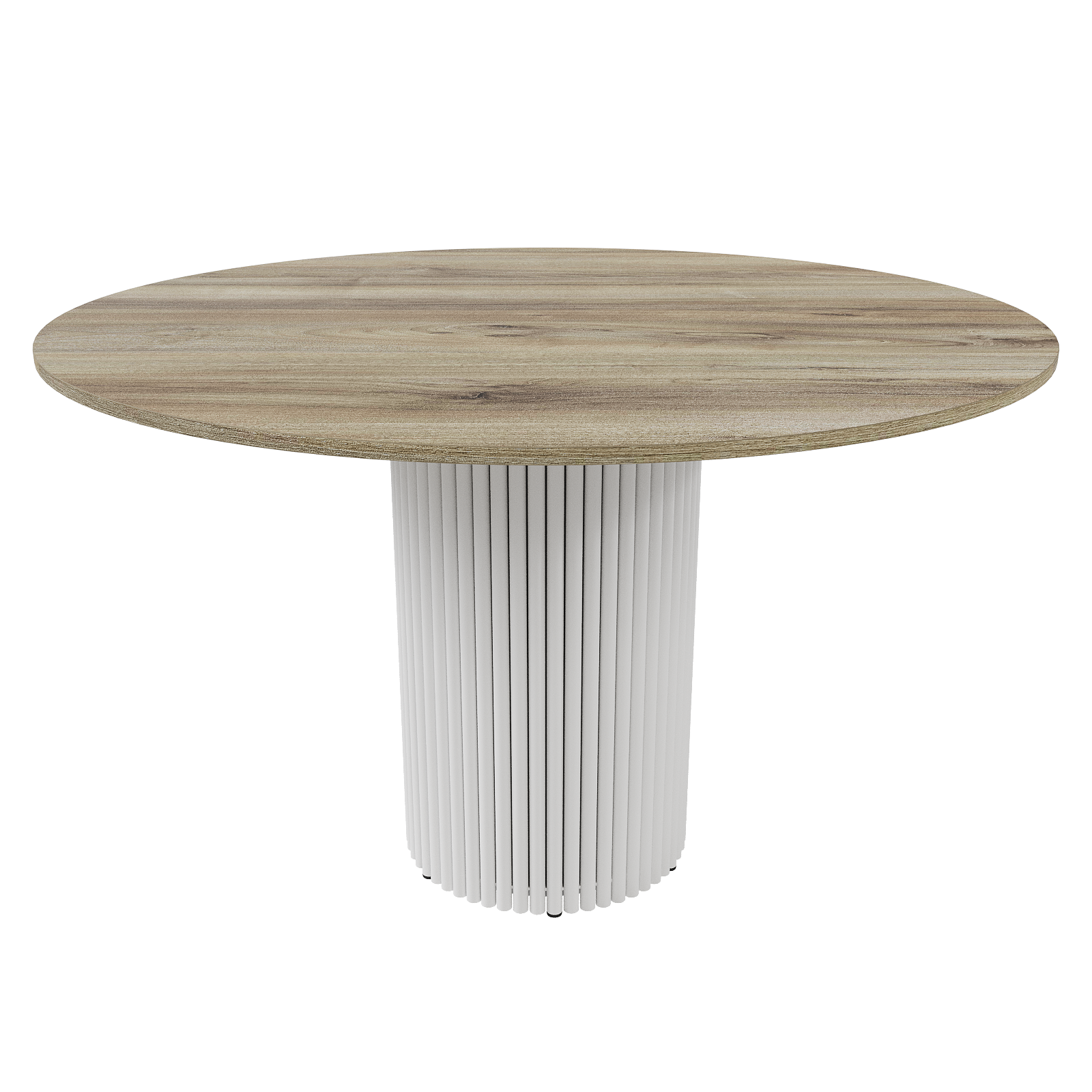 Обеденный стол TRUBIS Wood L D120 см, орех/белый