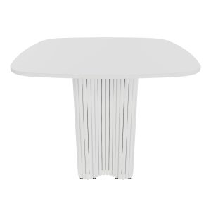 Обеденный стол TRUBIS Wood CLEVER 90 см, белый
