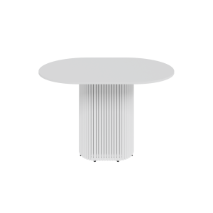 Обеденный стол TRUBIS Wood Oval 120 х 80 см, белый