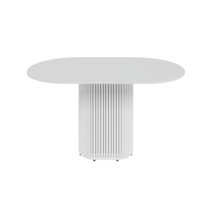 Обеденный стол TRUBIS Wood Oval 140 х 80 см, белый