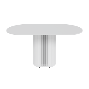Обеденный стол TRUBIS Wood Oval 160 х 80 см, белый