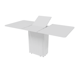 Обеденный стол TRUBIS R Max 120/160 х 80 см, белый
