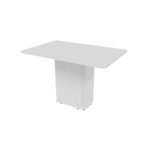 Обеденный стол TRUBIS R Max 120/160 х 80 см, белый