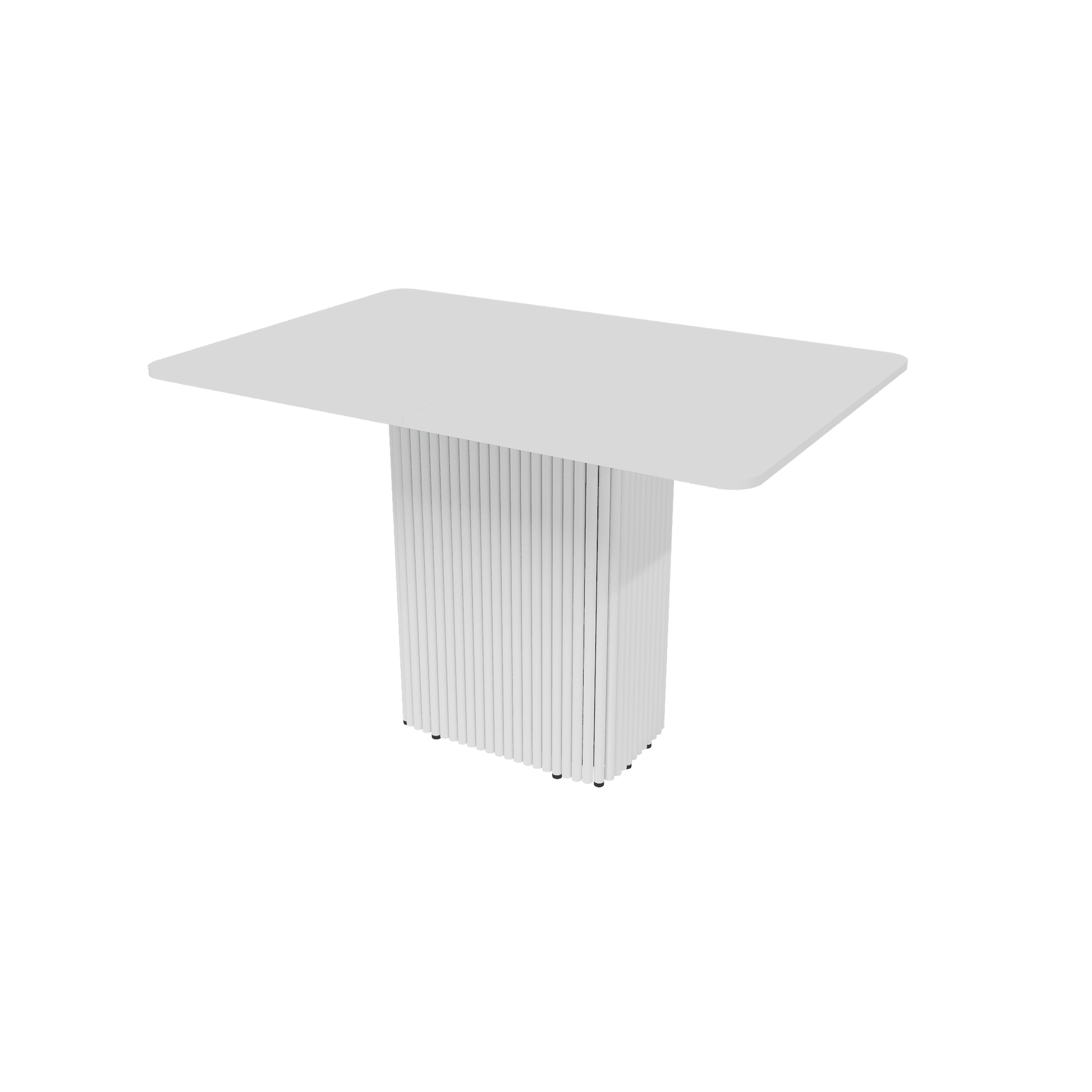 Обеденный стол TRUBIS R Max 120/160 х 80 см, белый