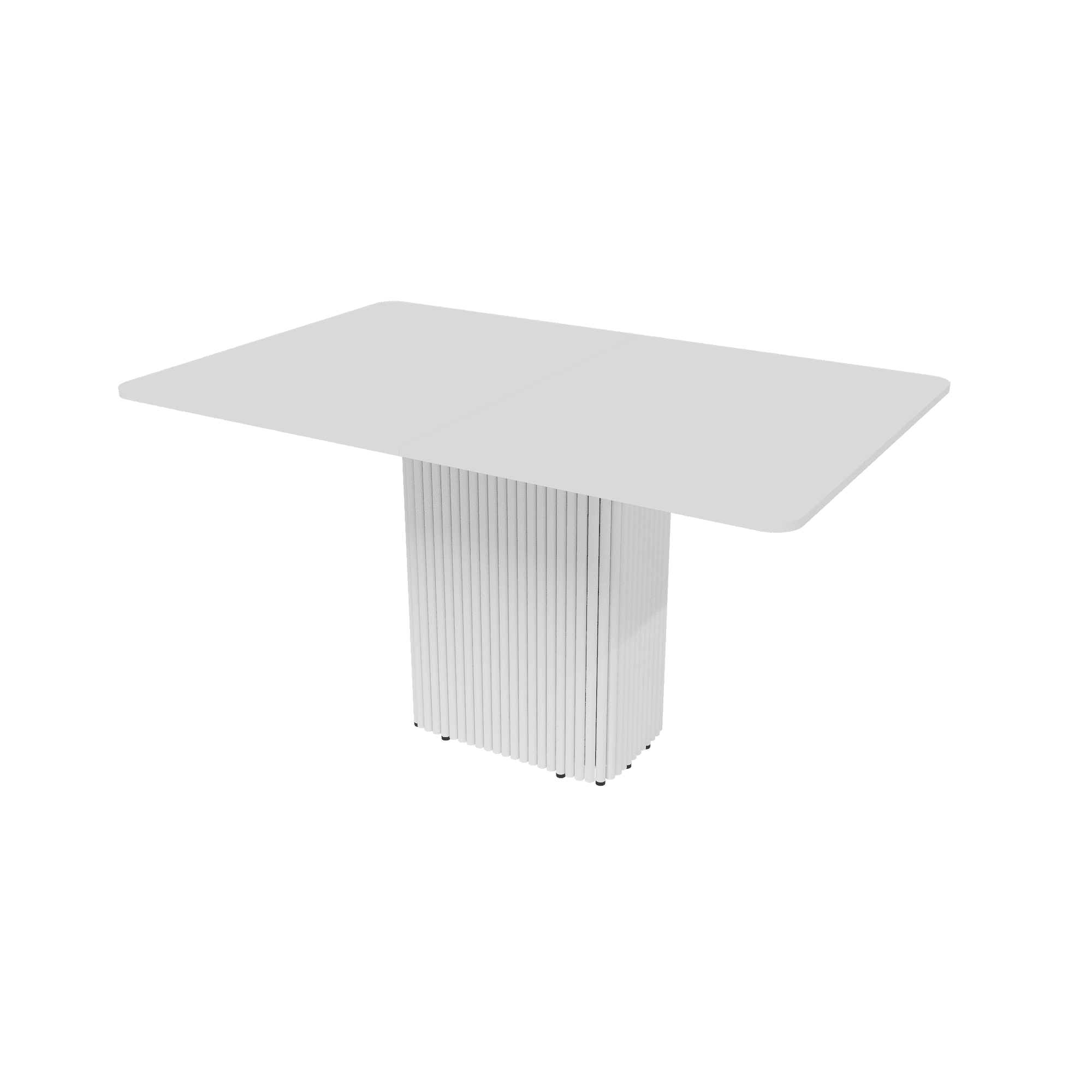 Обеденный стол TRUBIS R Max 140/170 х 90 см, белый