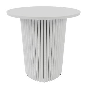 Журнальный столик TRUBIS Wood S D60 см, белый