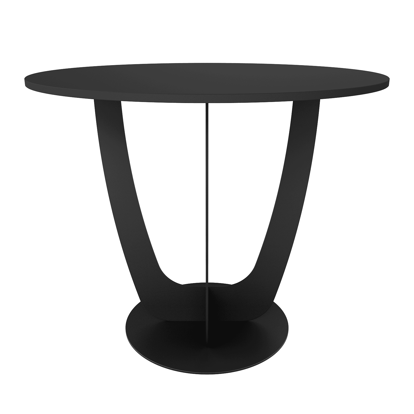 Обеденный стол YAKRIS D90 см, черный