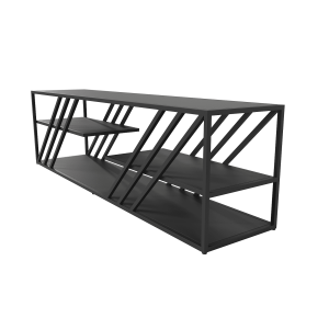 Тумба LATTISO черный, 194.2 х 43.2 см