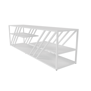 Тумба LATTISO белый, 194.2 х 43.2 см