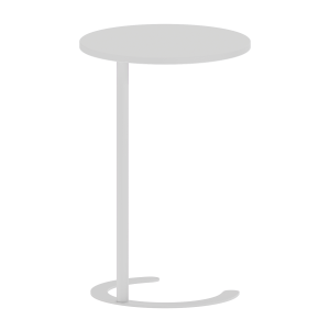 Журнальный столик HORSIX Wood 40 х 40 см, белый