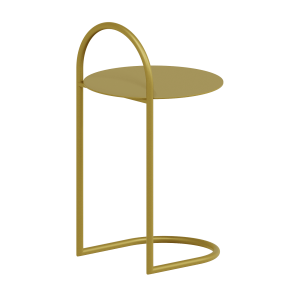 Журнальный столик EVEZER золотой, 40 х 40 см